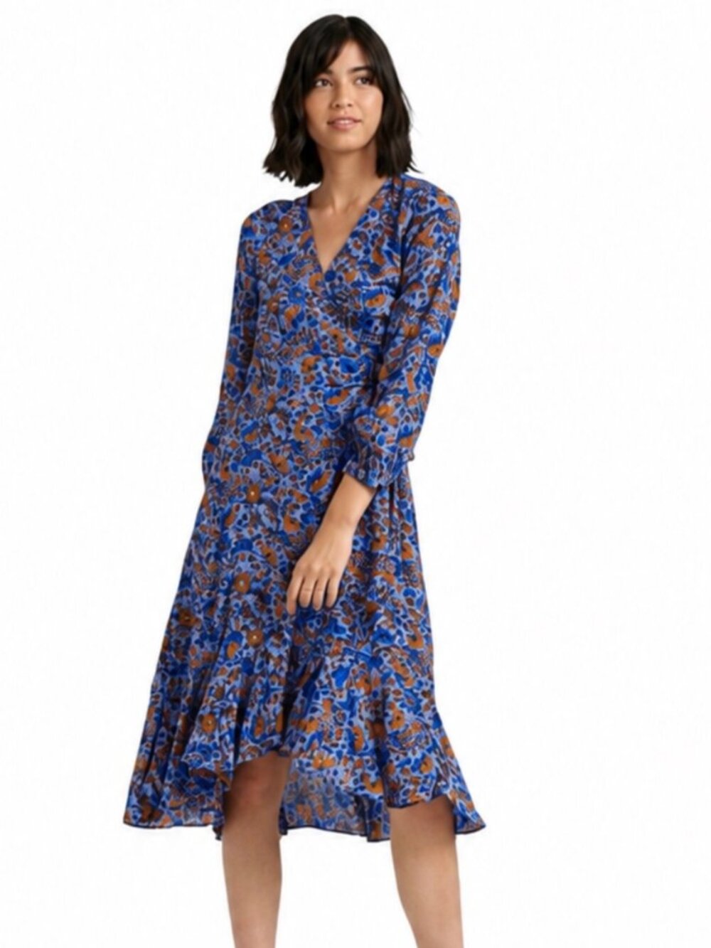 Lucky Brand Floral Wrap Dress